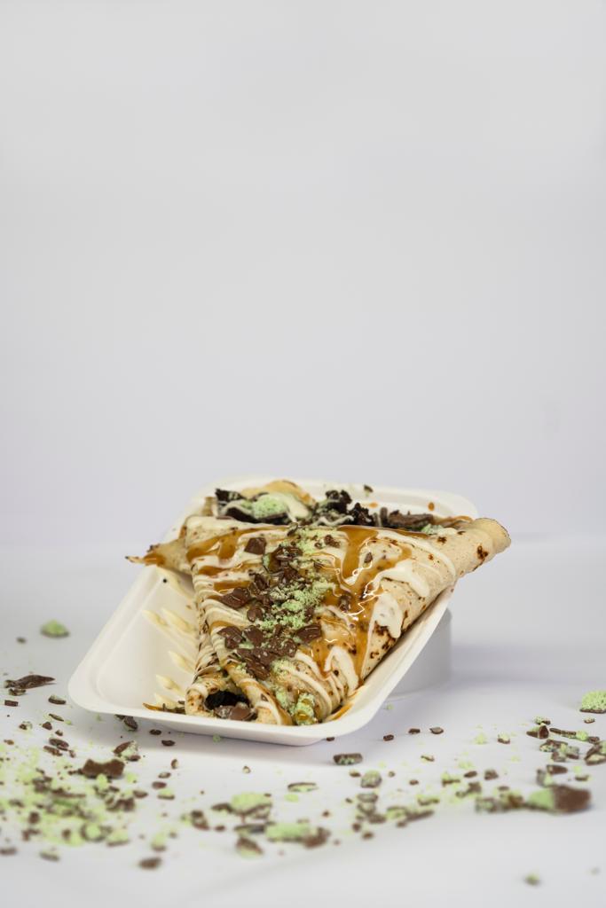 Mint Brownie Crepe